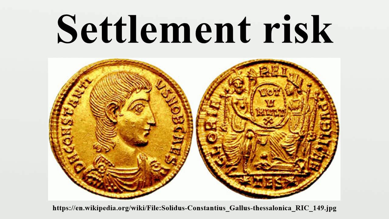 Settlement risk