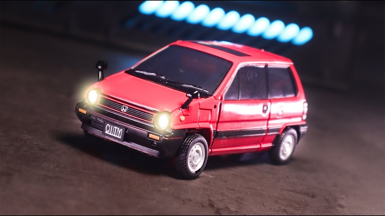 Transformers stop motion：MP54 Reboost Honda City R instructions