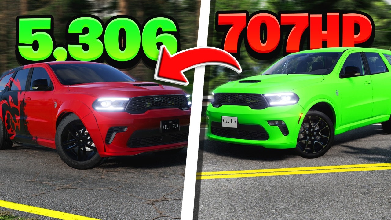 Каждый раз, когда я разбиваюсь, мой Hellcat Durango становится БЫСТРЕЕ в BeamNG Drive