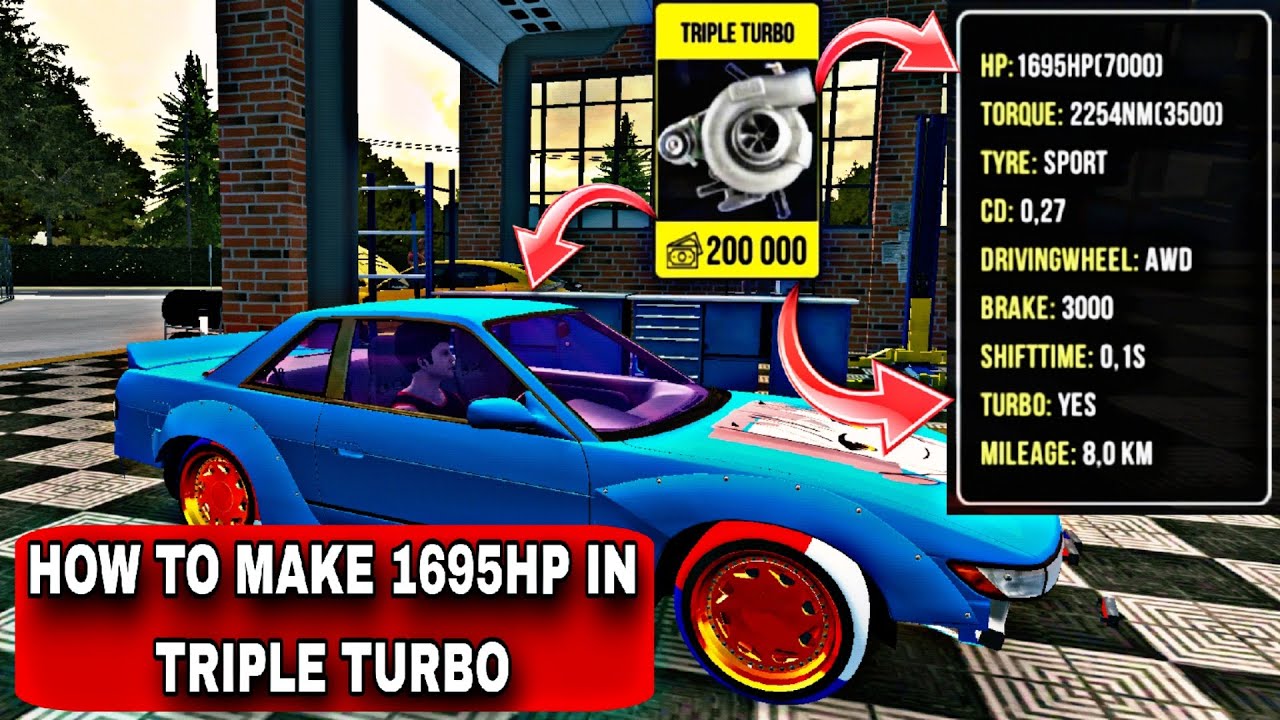 CARA UNLOCK W16 OR 1695HP MENGGUNAKAN TRIPLE TURBO CAR PARKING MULTIPLAYER 4.8.14.8