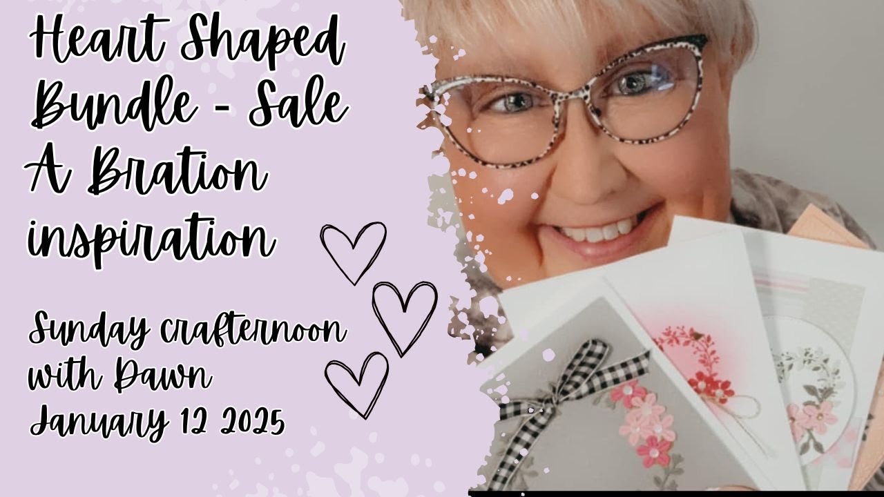 REPLAY FB Live #169 Heart Shaped Bundle - 4 card ideas #stampinup #saleabration2025 #papercrafts
