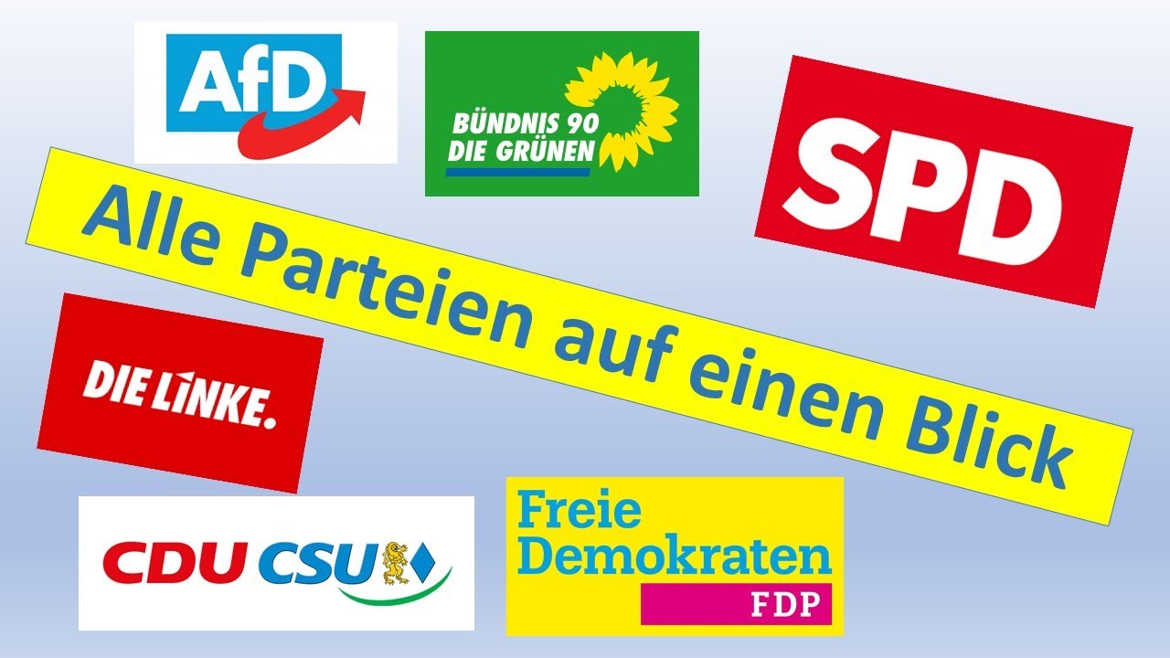 Alle Parteien in Deutschland - kurz erkl&auml;rt | Bundestagswahl 21 | Politik