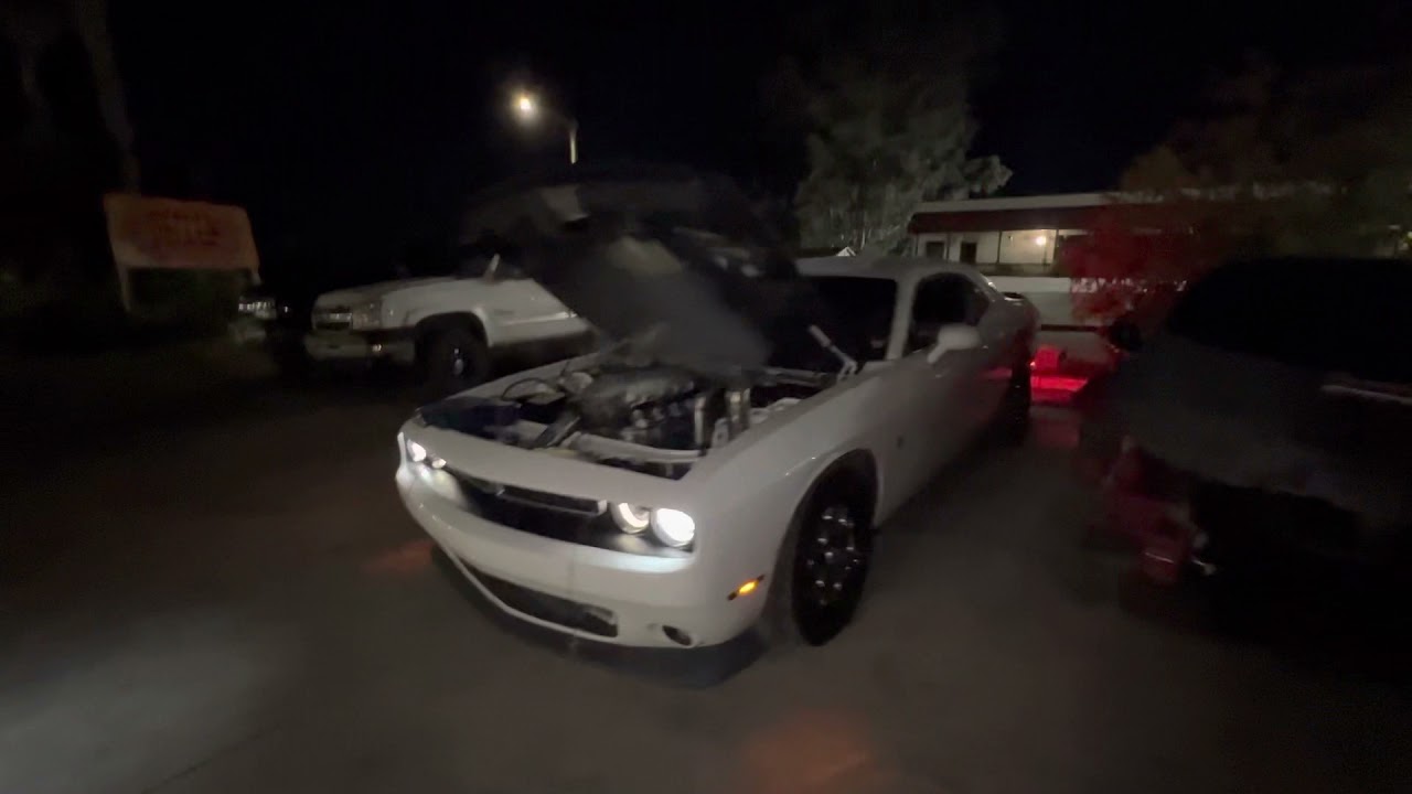 Single turbo scat pack Cold start #savethemanuals
