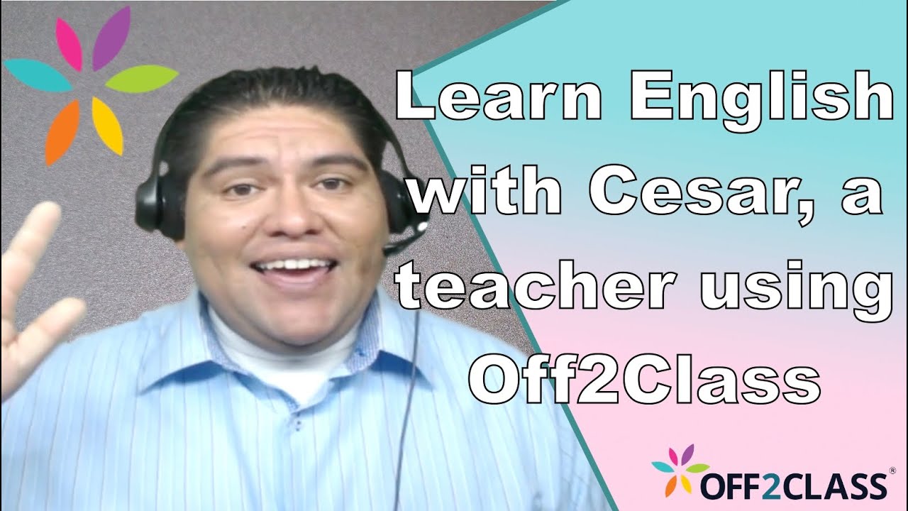 Learn English with Cesar, a teacher using Off2Class