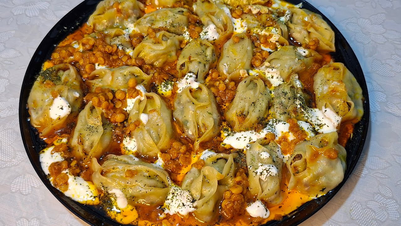 طرز تهیه منتو افغانی بدون دیگ منتو (روش ساده خانگی)