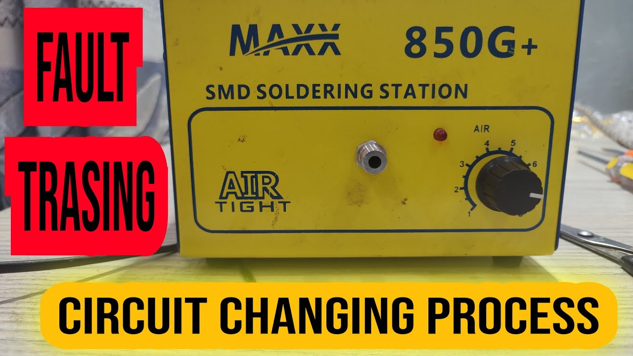 How to repair Maxx 850g+ Gas pressure machine | Circuit Changing tip