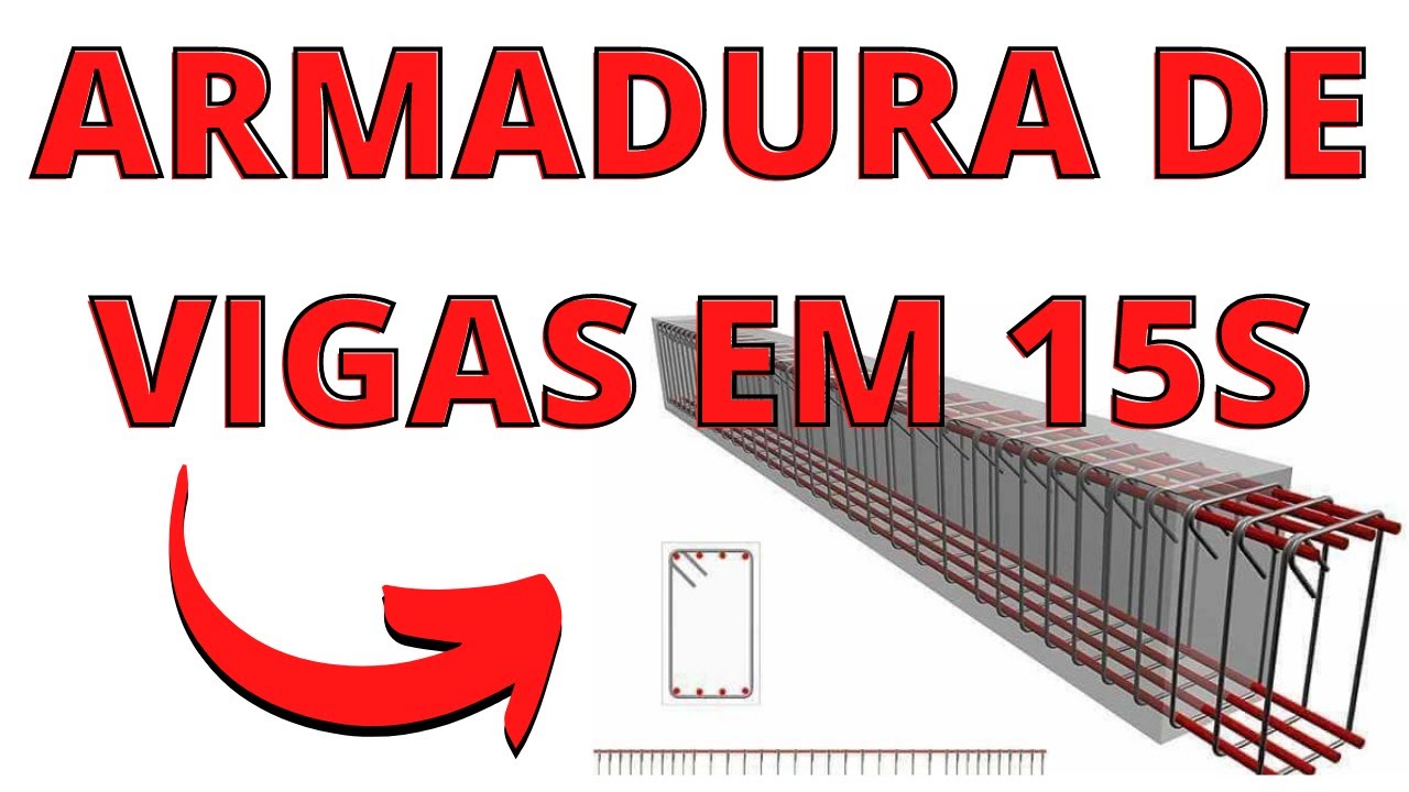 Armadura de vigas em MENOS DE 15s