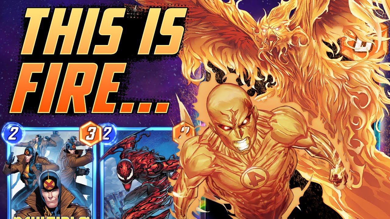 This deck is FIRE... haha get it... cause it's made of fire... I am very funny.