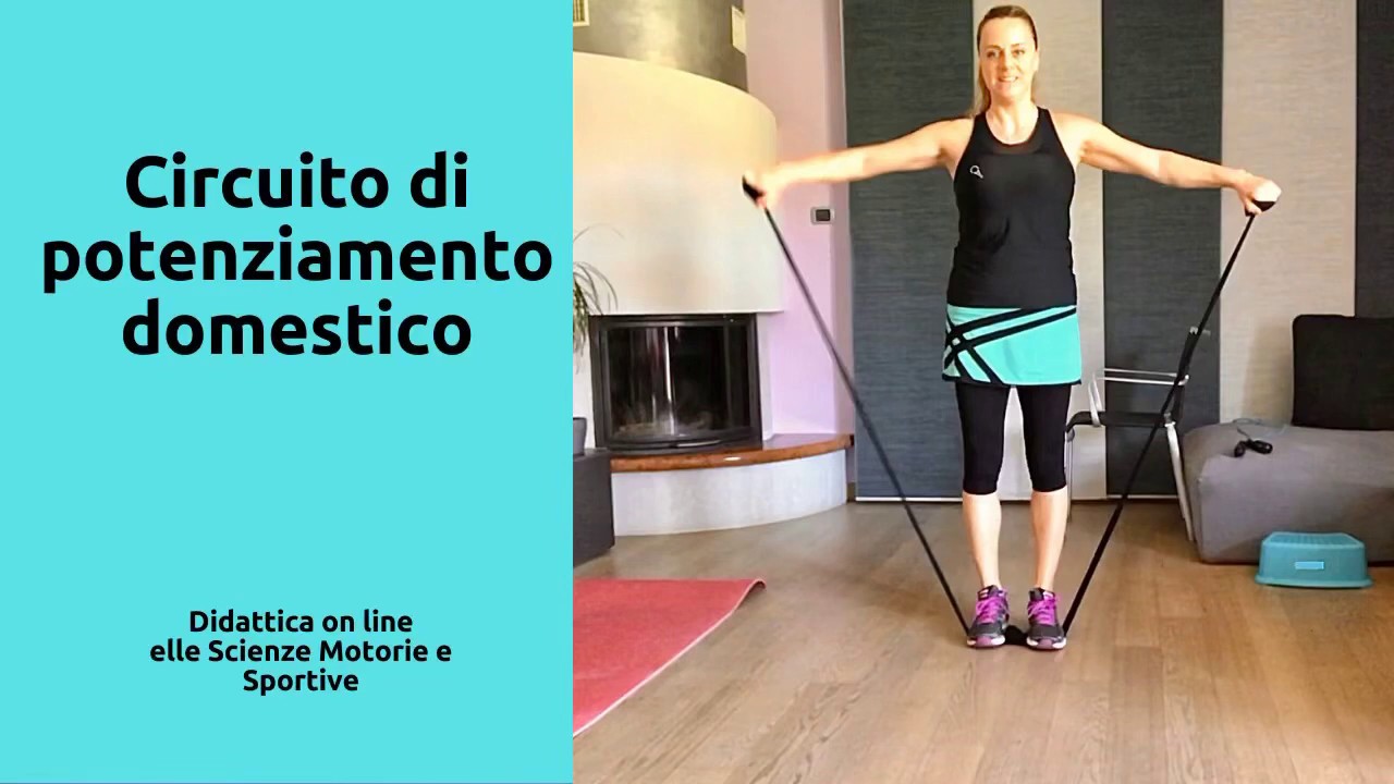 Circuito di potenziamento domestico. Didattica on line (Home Circuit Training)