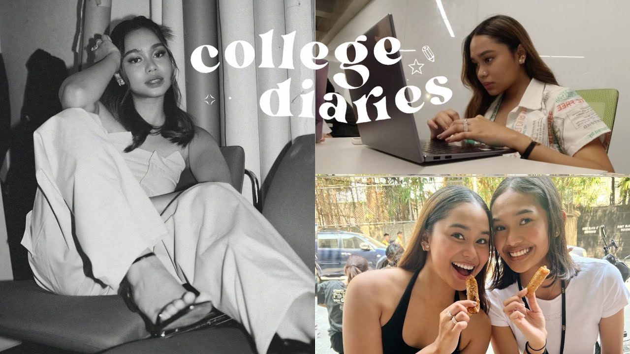 College Diaries: Thesis, Going to UST & Photoshoot 🏫 | Bella Racelis