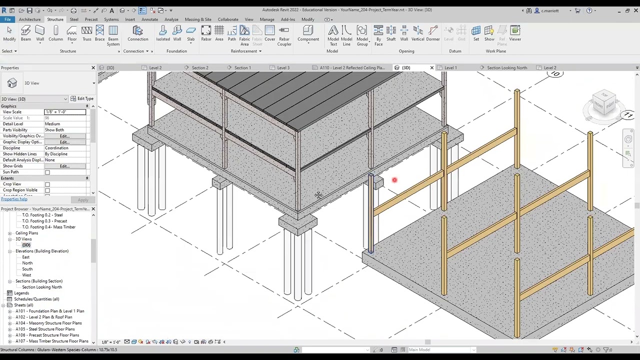 Revit: Mass Timber