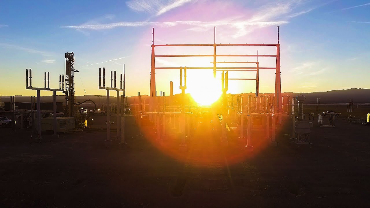 High Country Line Construction - Substation work - Sloan Canyon Project