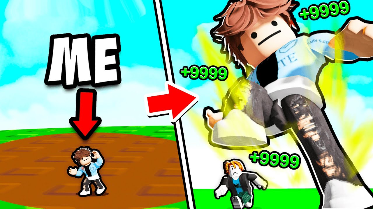 ROBLOX BUT YOU GROW EVERY STEP!