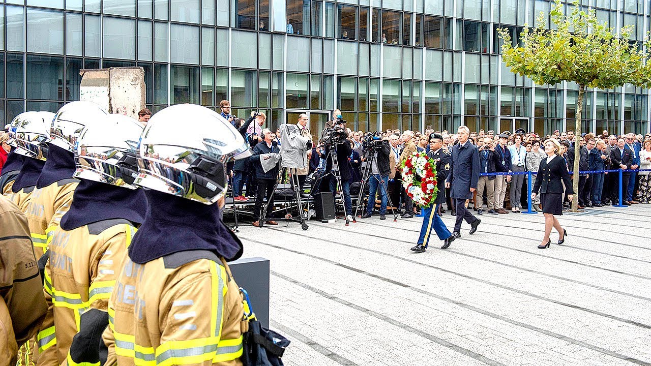 Commemoration Ceremony at the 9/11 Memorial at NATO Headquarters, Brussels, 11 SEP 2019