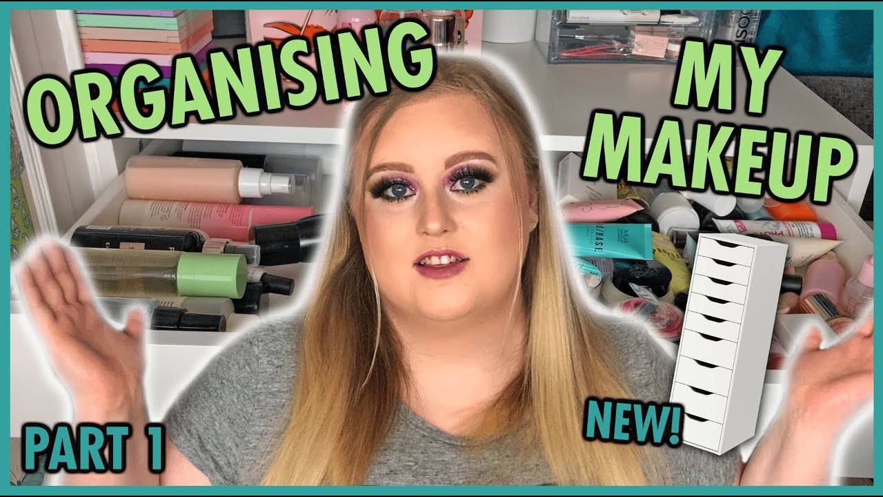 ORGANIZING MY MAKEUP COLLECTION 2021 - NEW ALEX 9 DRAWER ORGANIZATION & SMALL DECLUTTER