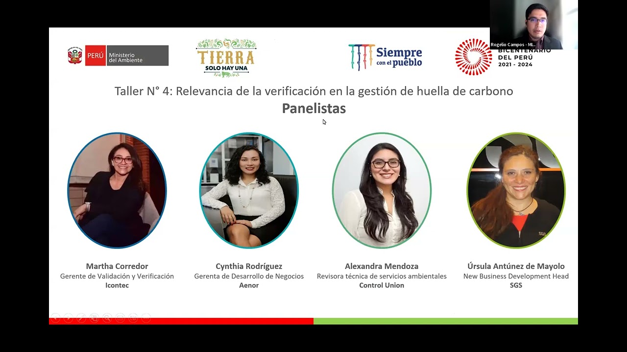 Taller n.° 4 del Ciclo Virtual de la Huella de Carbono 2022
