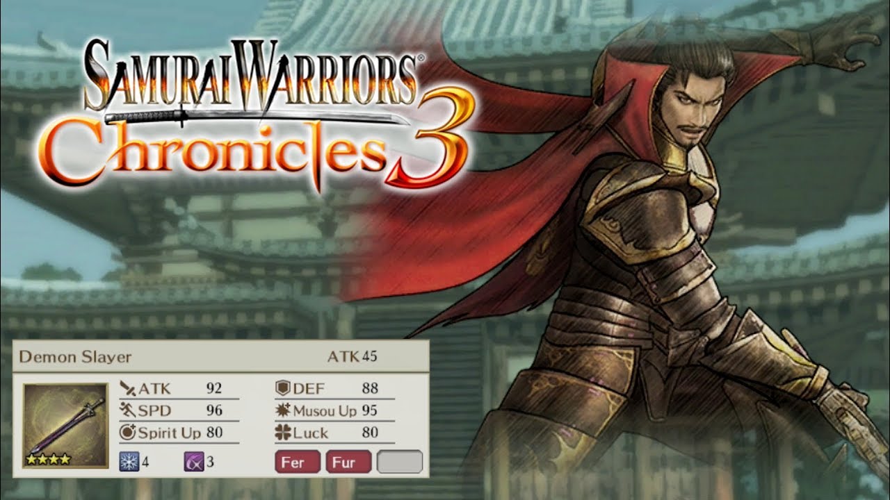 Nobunaga Oda - Rare Weapon | Samurai Warriors Chronicles 3