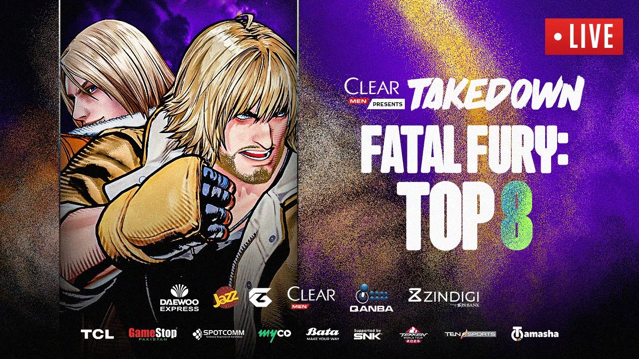 TAKEDOWN 2025 FATAL FURY TOP 8 - PAKISTAN FIGHTING GAME TOURNAMENT