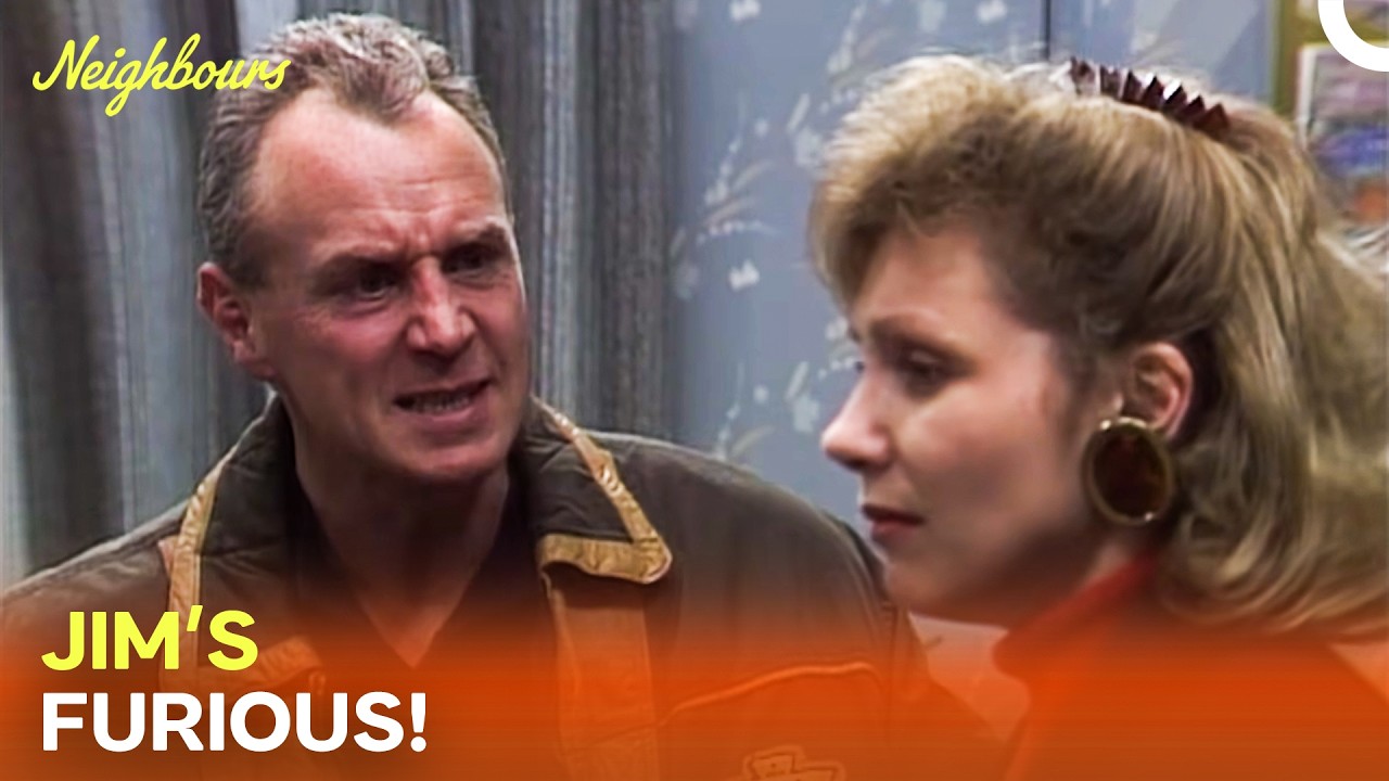Jim Confronts Beverly After Her Sudden Arrival | Neighbours (1990)