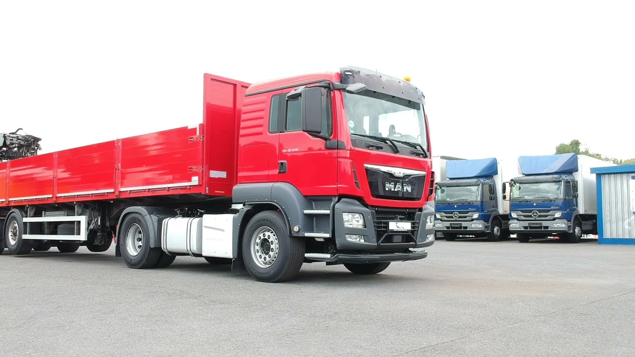 MAN TGS 18.400 / Auflieger Wilken / Rollkran Kennis Hyva