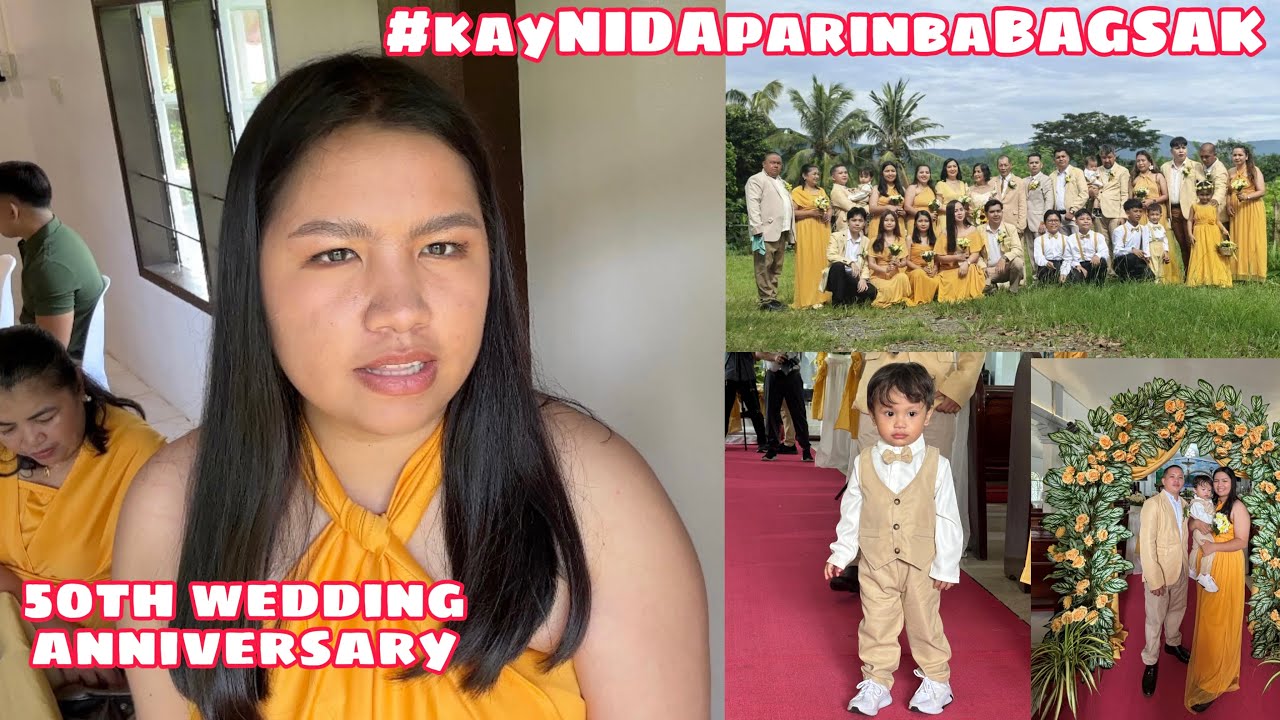 HAPPY 50TH WEDDING ANNIVERSARY NANAY & TATAY💍💛 | #kayNIDAparinbaBAGSAK | 50 years of love 🫶