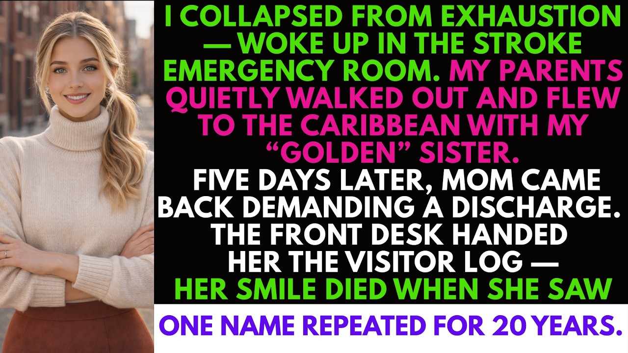 My Parents Abandoned Me In Stroke ICU For Resort Trip With My Sister. Log Exposed 20-Year Secret