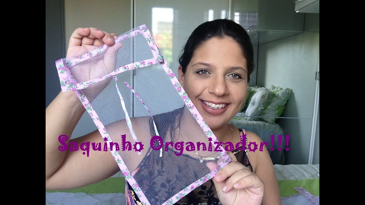 DIY/Faça você mesmo: Saquinho organizador.