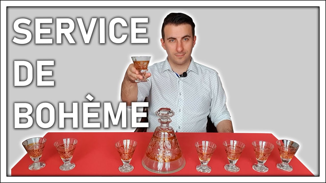 Un service en cristal de Bohème : expertise