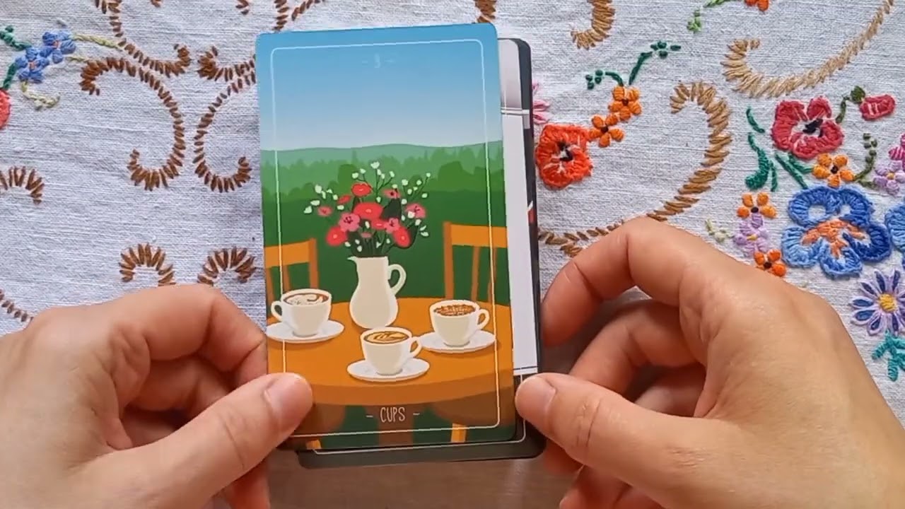 flip through only The Cracked Amethyst Tarot by Jessica Bott