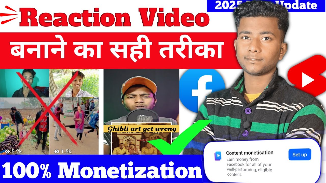 📌ऐसे बनाओ Reaction Video कभीं भी Problem नहीं आएगा 🥰| Reaction Video बनाने का सही तरीक़ा 2025 ❤️