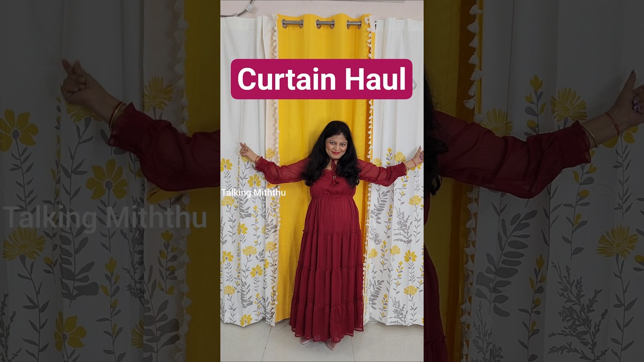#shorts | Curtain Haul | Curtains for living room #homedecor #myntrafinds #curtains #Curtains