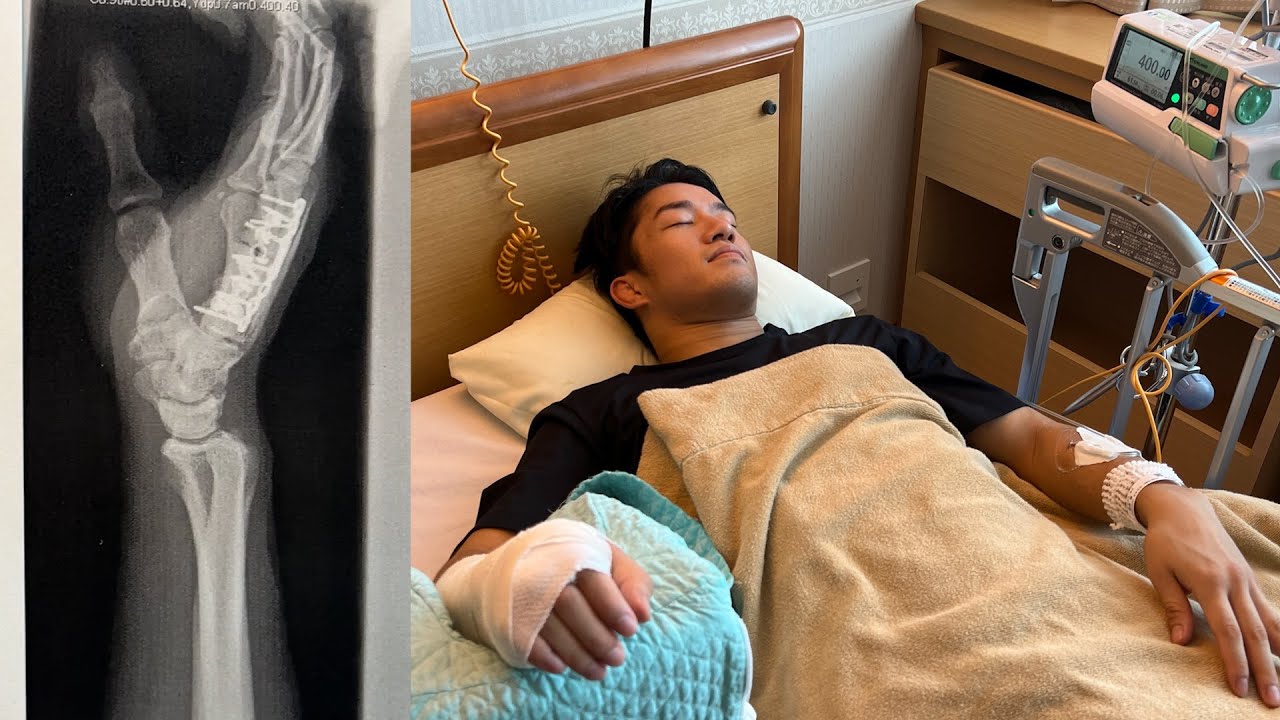 選手生命をかけた拳の大手術をします