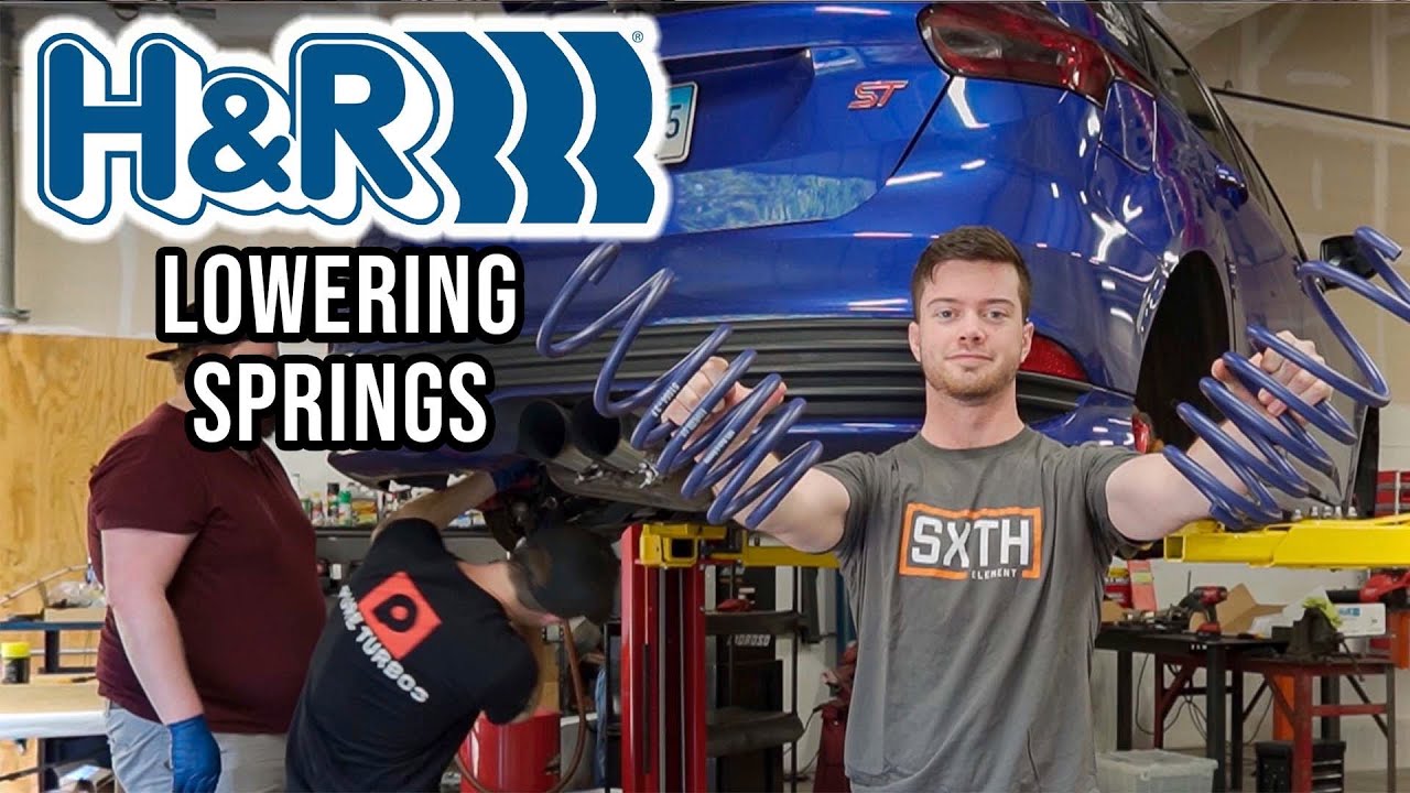 How to install H&R Lowering Springs on your Ford Focus ST!!!