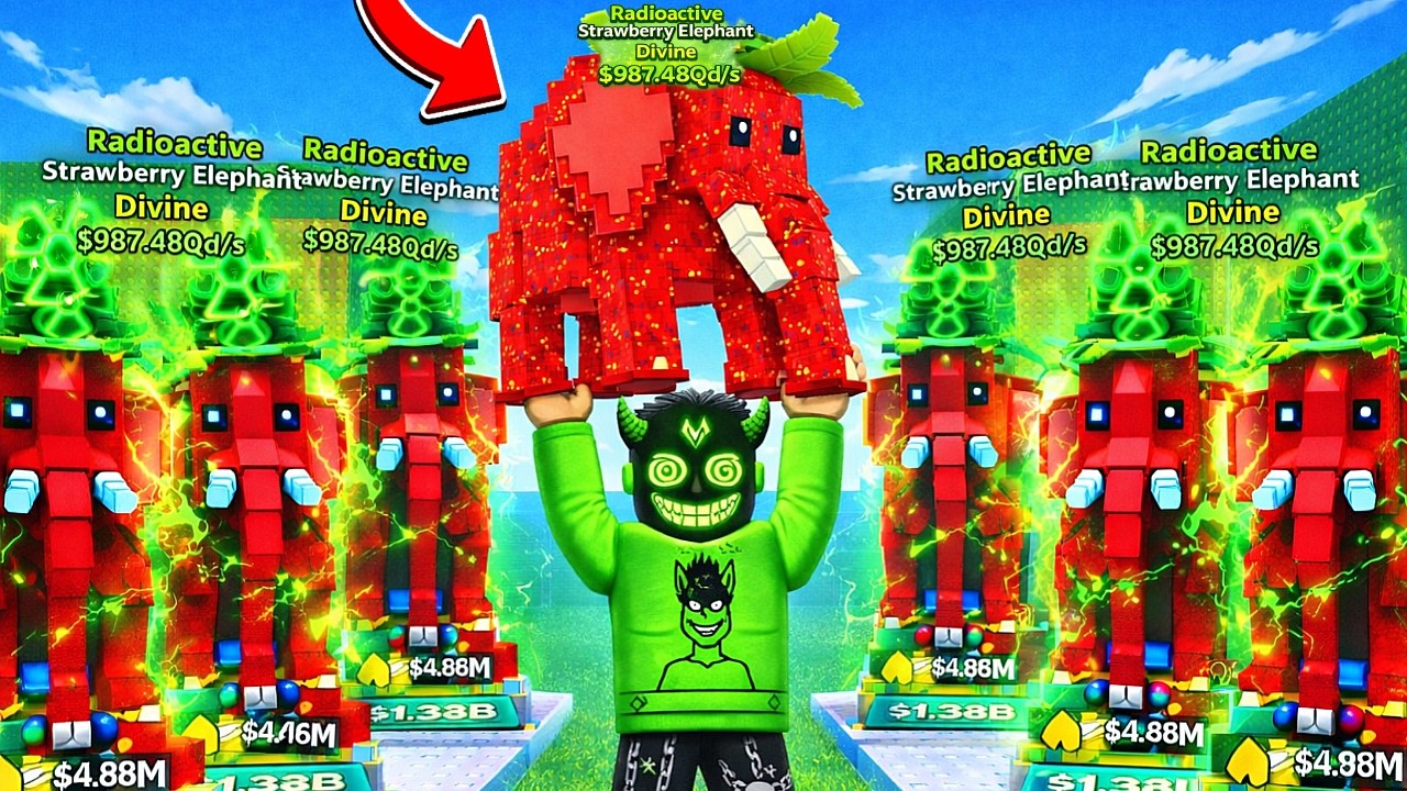 Am BAZA PLINA de STRAWBERRY ELEPHANT in ESCAPE TSUNAMI! SUNT BOGAT