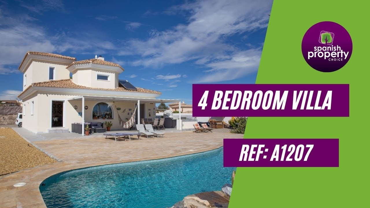 Spanish Property Choice Video Property Tour - Villa A1207 Albox, Almeria, Spain. 265,000&euro;