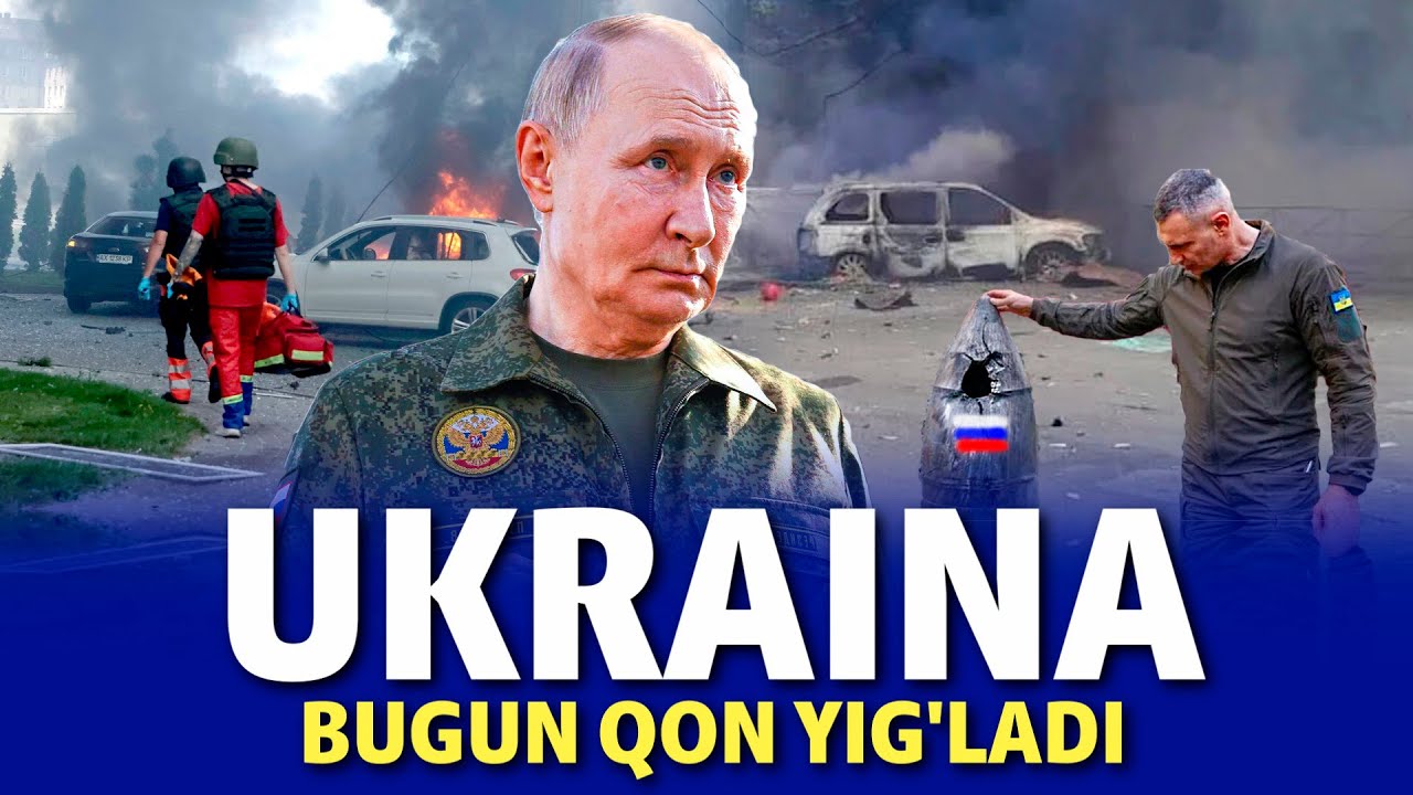 BUGUN ROSSIYA RAKETALARI UKRAINANI QONGA BO'YADI