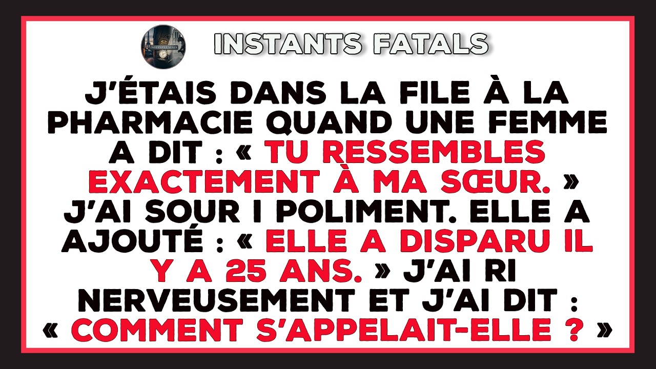Elle A Dit Que Je Ressemblais À Sa Sœur Disparue—puis Elle A Prononcé Mon Nom Et Tout A Changé