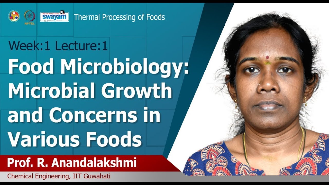 Lec 1 : Food Microbiology: Microbial Growth and Concerns in Various Foods