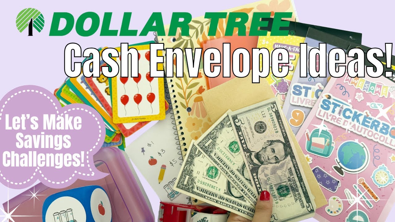 Идеи для конвертов с денежными средствами Dollar Tree | Бюджетные способы экономии и идеи для кон...