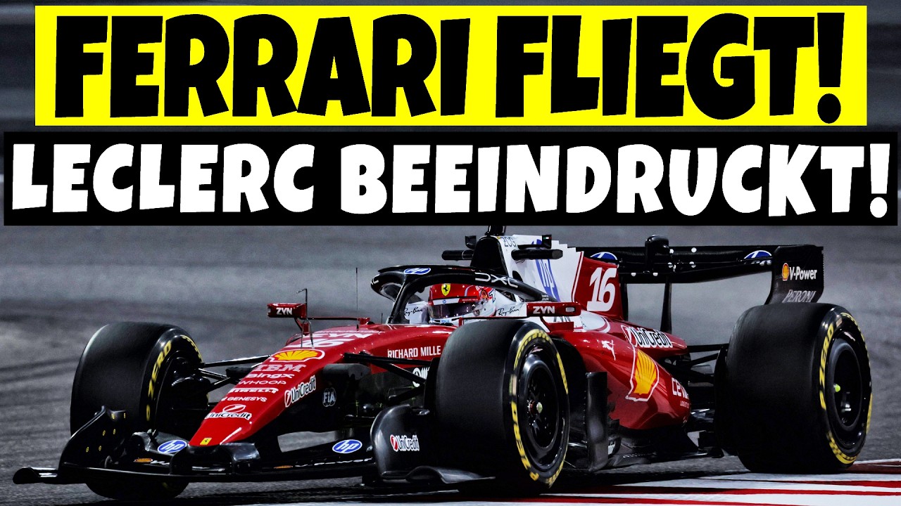 Ferrari dominiert in Bahrain! Leclerc beeindruckt vom WAHNSINNIGEN Renntempo der Ferrari!