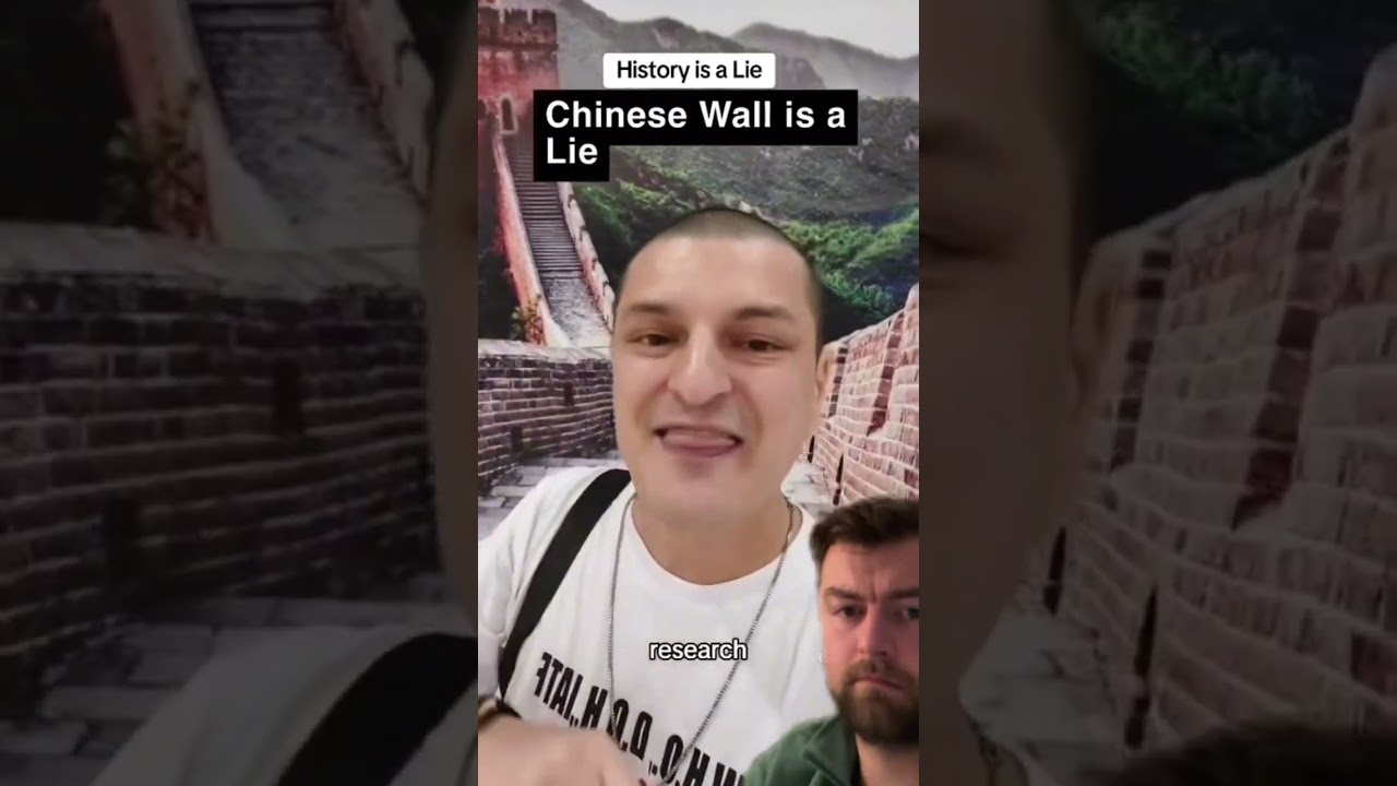 The Great Wall of China…was not built by the Chinese? 