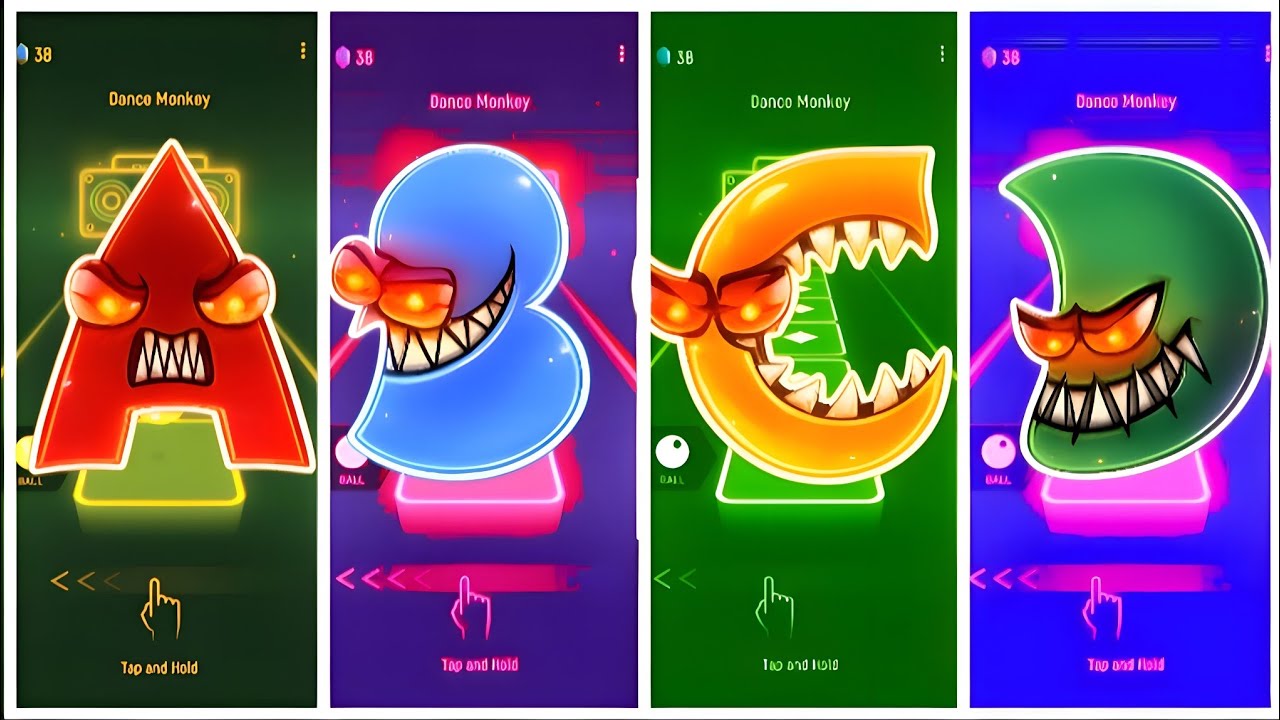 Evil Alphabet Lore - A 🆚 Evil Alphabet Lore - B 🆚 C 🆚 D. 🎶 Who Is Best?🎵 Tell We? 😍