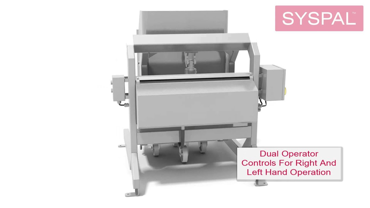 SYSPAL Stainless Steel Hydraulic Eurobin Tippers