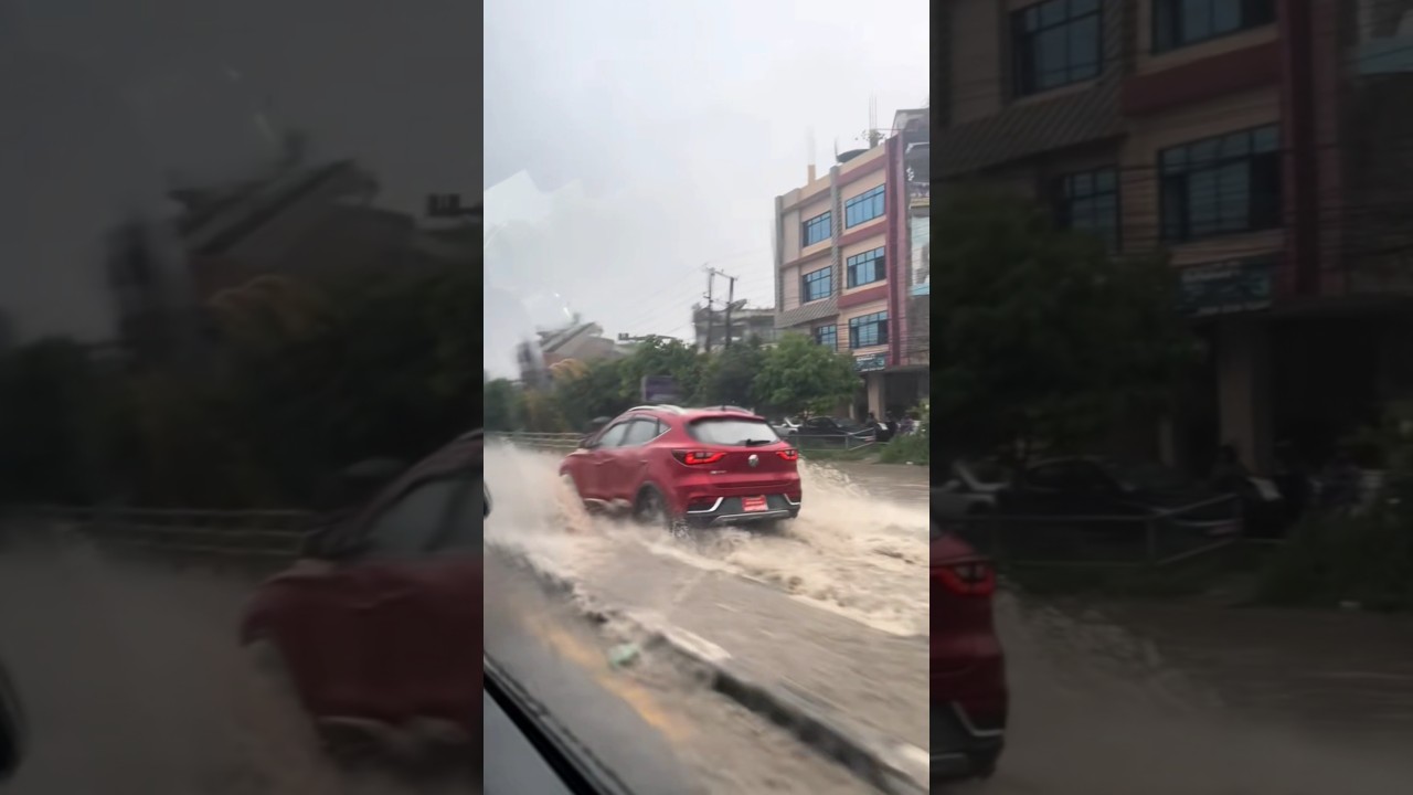 🌧️ Gwarkho Turns Into a River | Kathmandu Floods