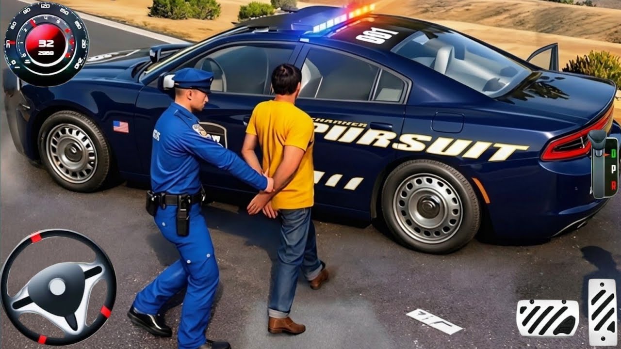 Police Car Simulator Cops 2026 - Police Car Chase Simulator 3D Game - Police Game Android Gameplay