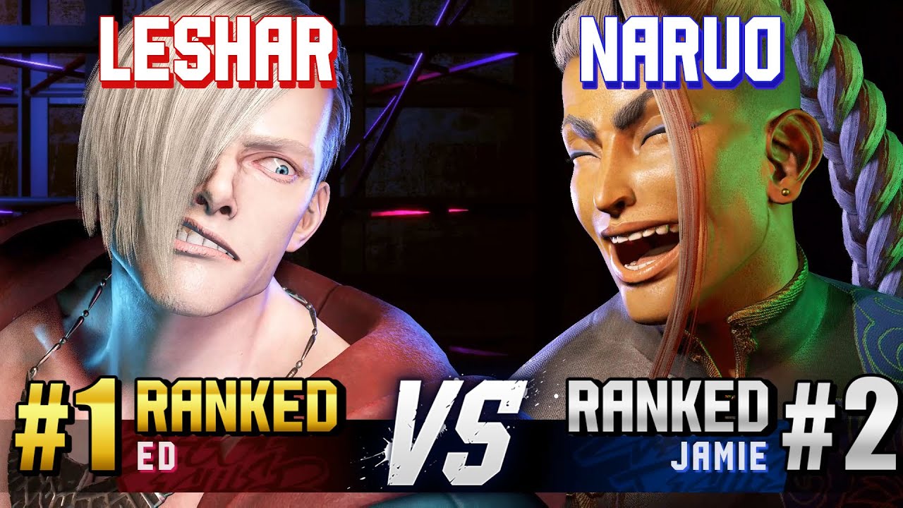SF6 ▰ LESHAR (#1 Ranked Ed) vs NARUO (#2 Ranked Jamie) ▰ High Level Gameplay