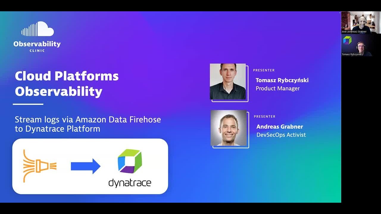 Cloud Platform Observability: Stream logs from AWS Firehose to Dynatrace