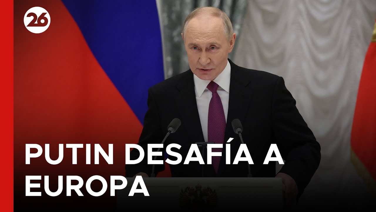 🚨 RUSIA | Putin desafía a Europa: 
