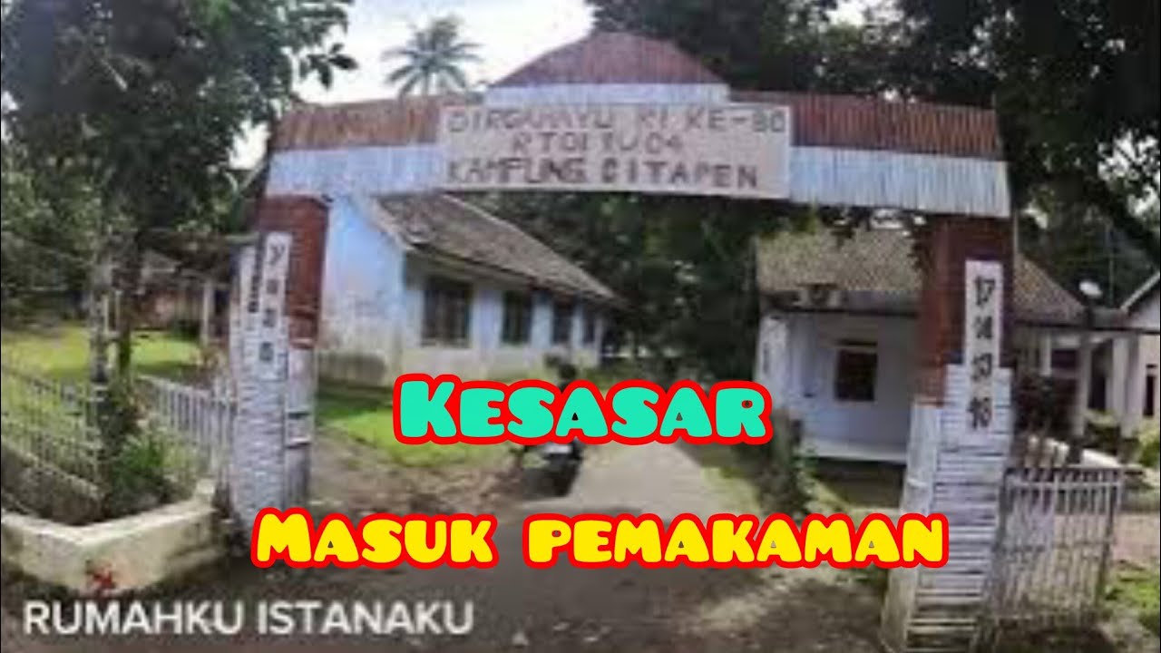 KAMPUNG TAPEN GAK SENGAJA MASUK KE PEMAKAMAN