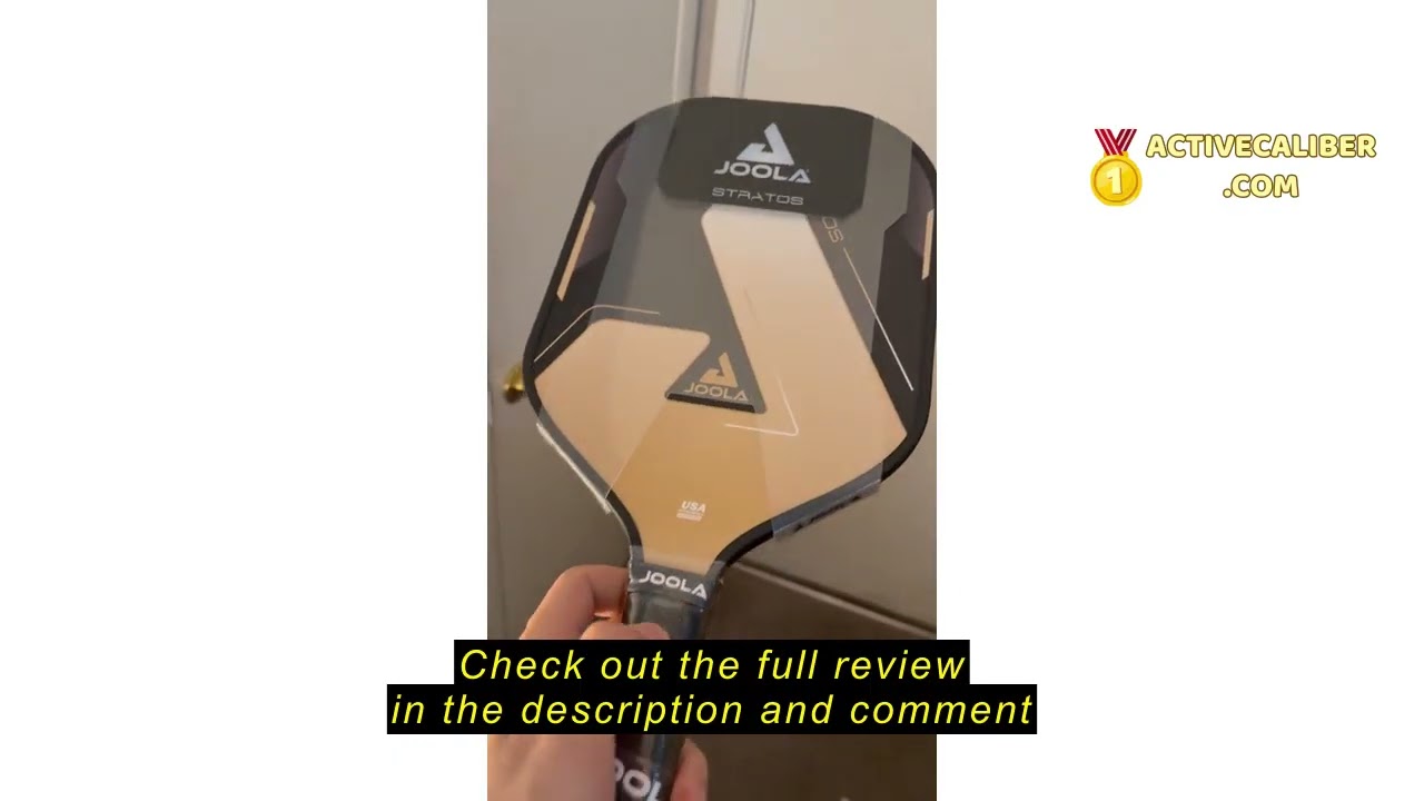 Review JOOLA Stratos Pickleball Paddle – Lightweight Fiberglass with Polypropylene Core - USAPA Appr